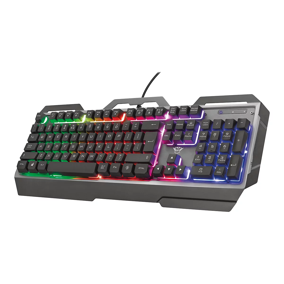 Trust Gaming GXT 856 Torac - Tastatur - hintergrundbeleuchtet - USB - QWERTY - Deutsch