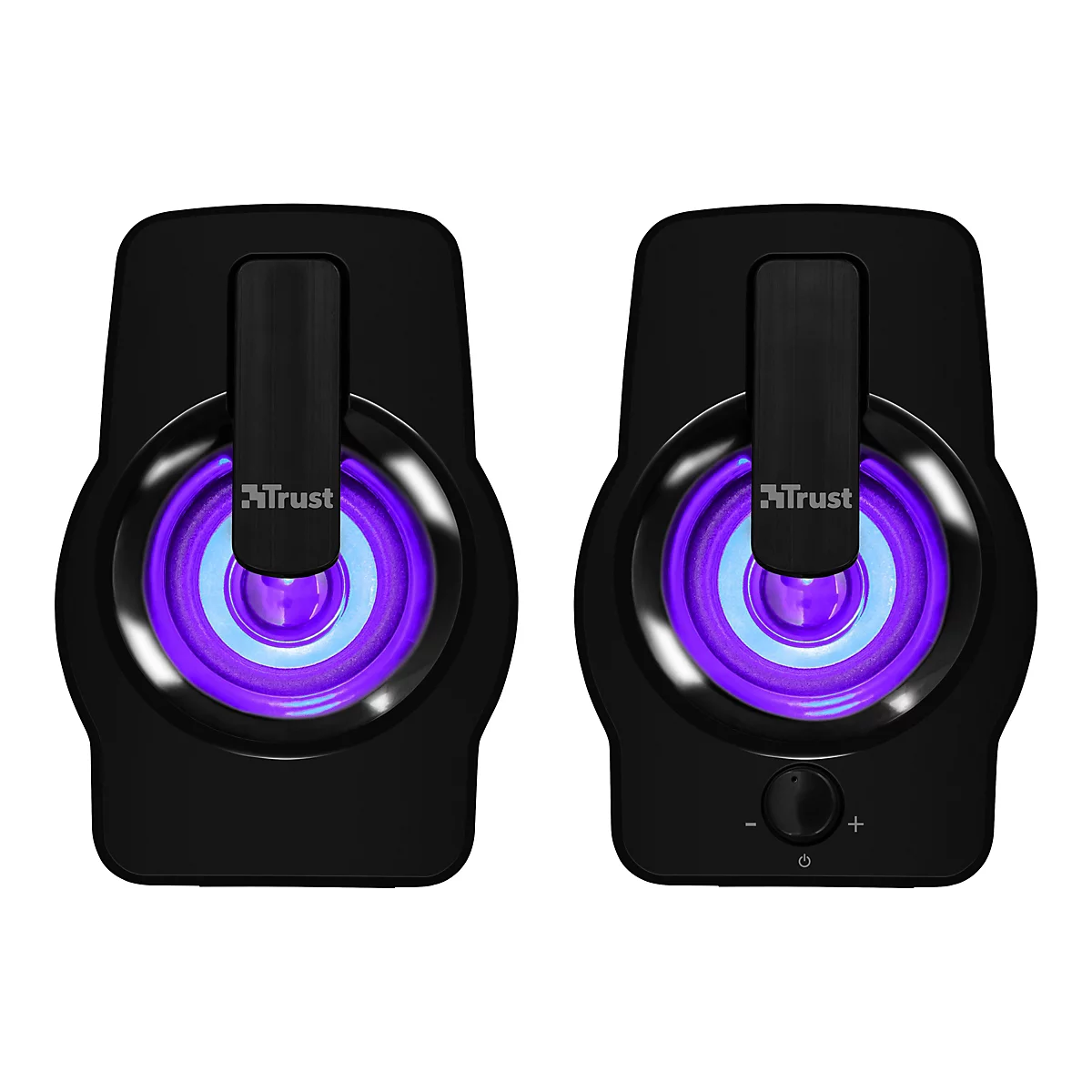 Trust Gemi RGB - Lautsprecher - für PC - 6 Watt (Gesamt) - Schwarz