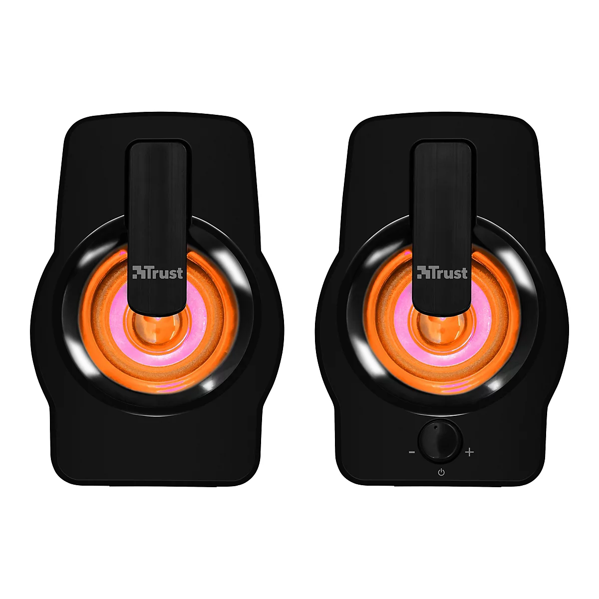 Trust Gemi RGB - Lautsprecher - für PC - 6 Watt (Gesamt) - Schwarz