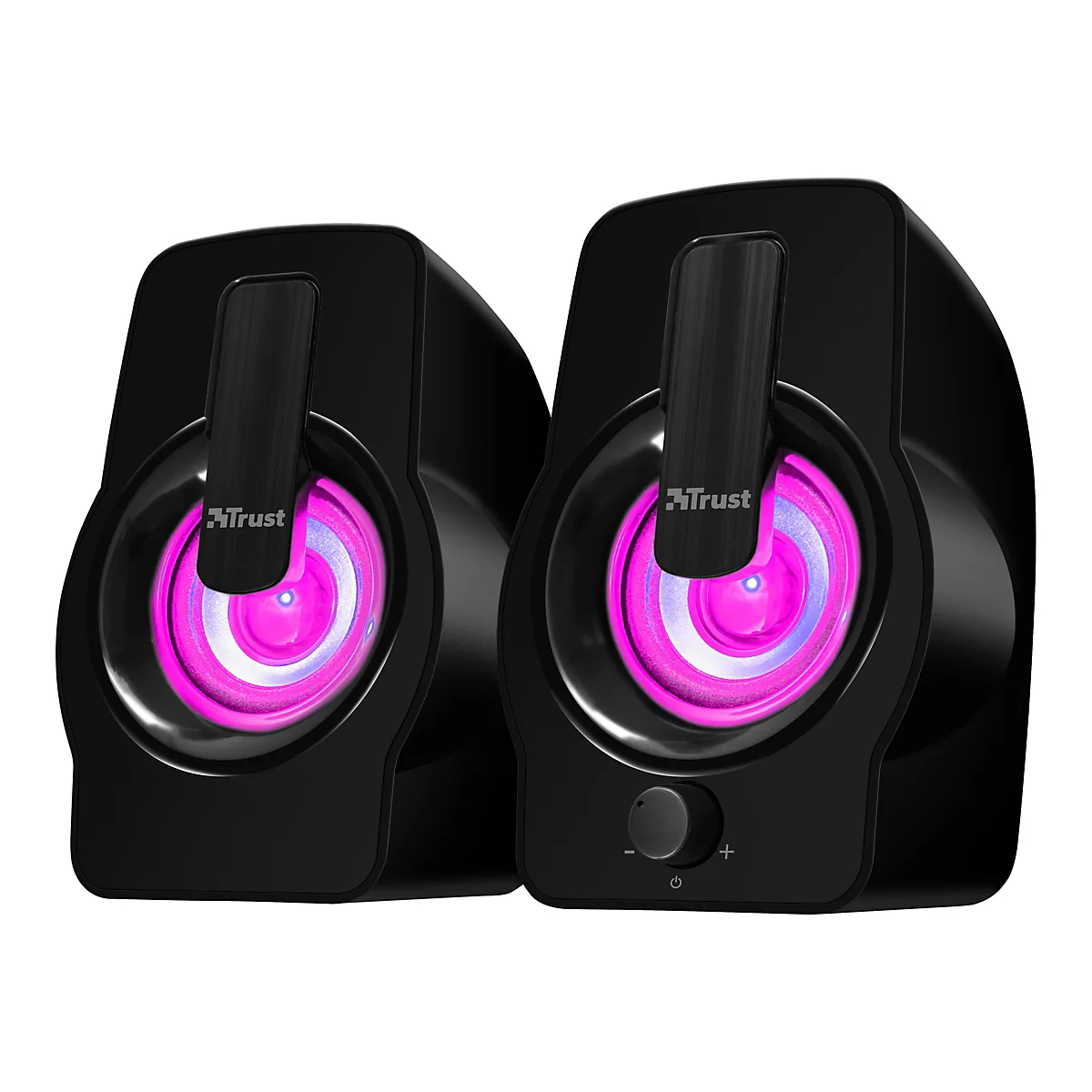 Trust Gemi RGB - Lautsprecher - für PC - 6 Watt (Gesamt) - Schwarz