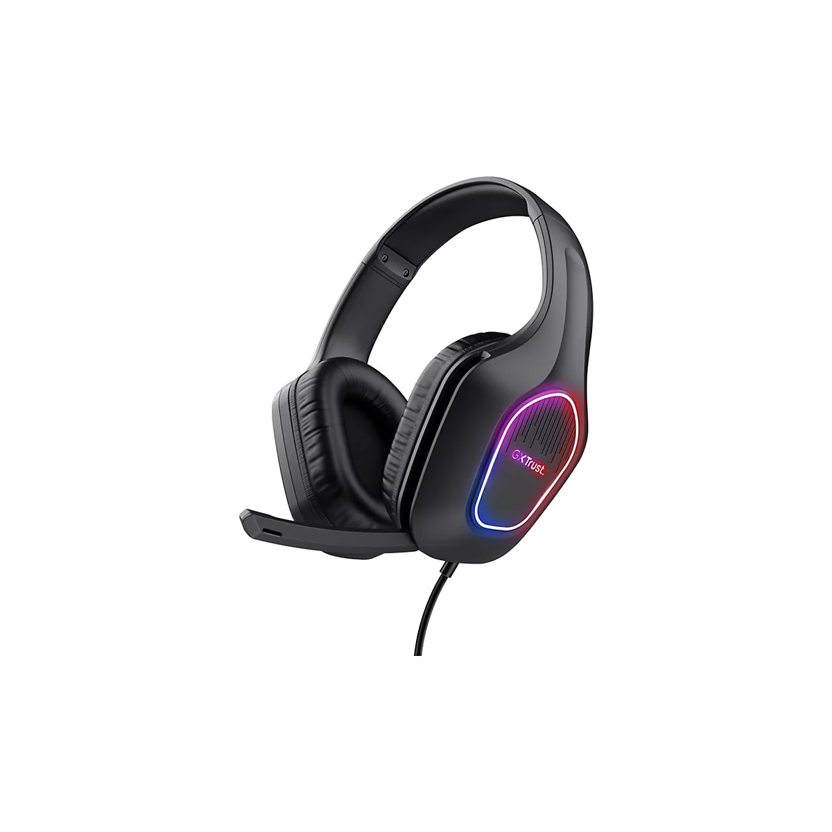 Trust GXT 416 Zirox - Headset - ohrumschließend - kabelgebunden - 3,5 mm Stecker, USB-A