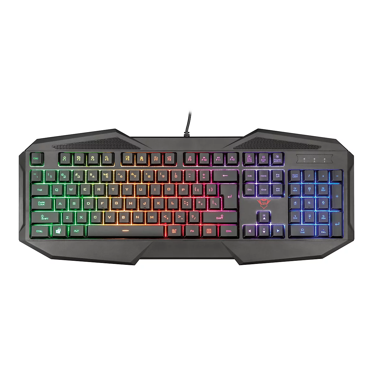 Trust GXT 830-RW Avonn Gaming - Tastatur - hintergrundbeleuchtet - USB - Deutsch