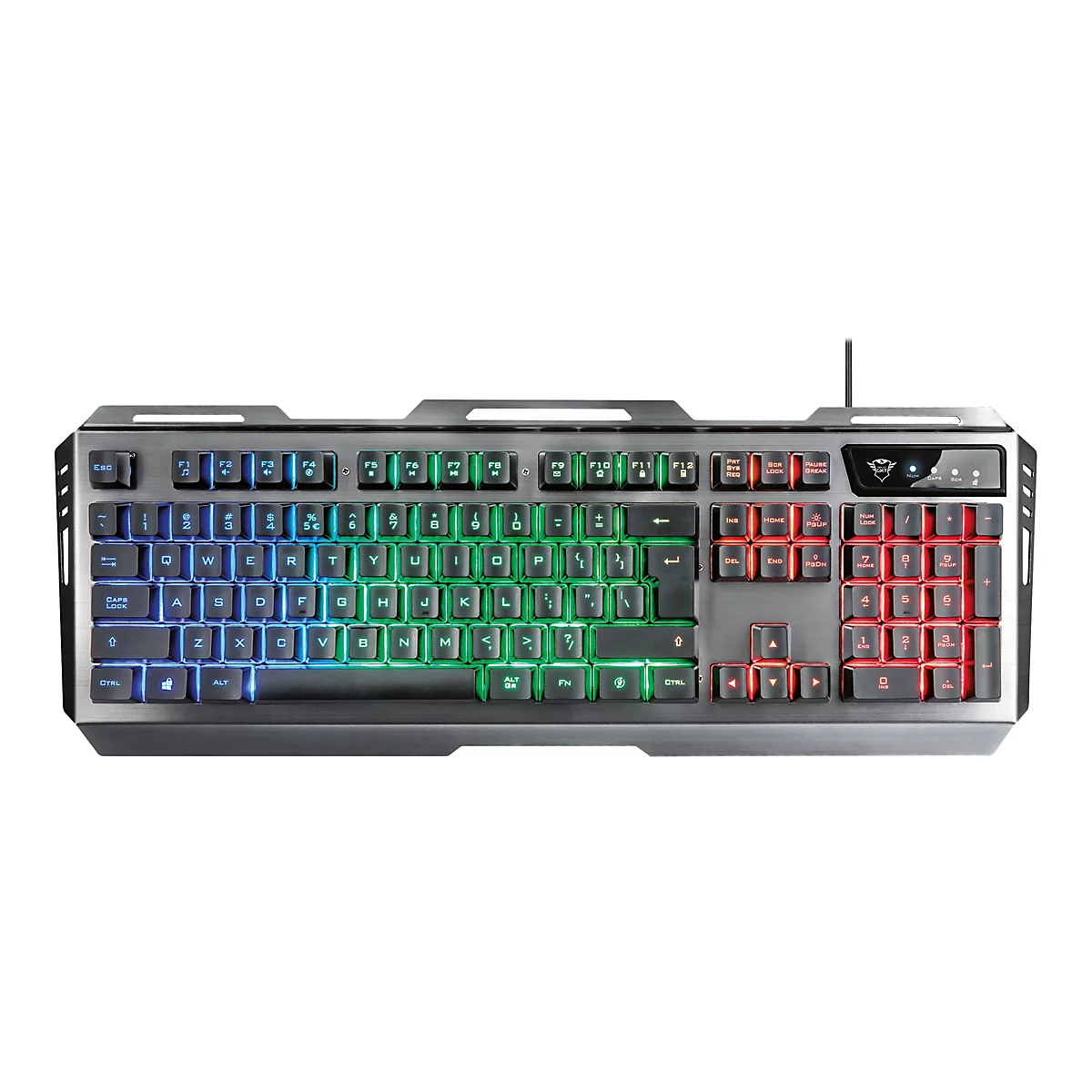 Trust GXT 845 Tural Gaming Combo - Tastatur-und-Maus-Set - hintergrundbeleuchtet - USB - Deutsch