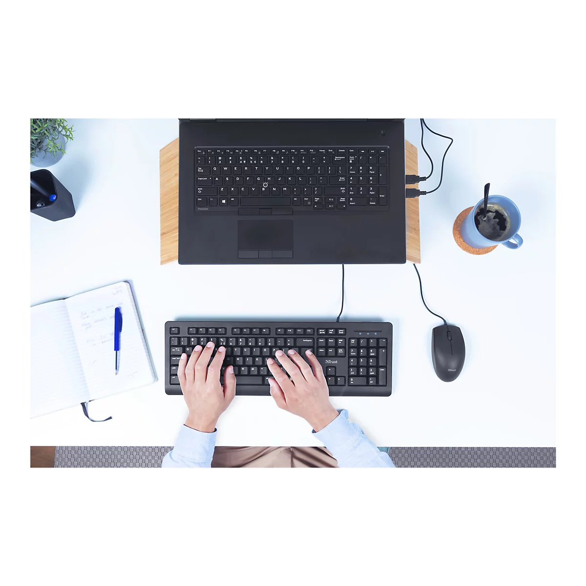 Trust Primo - Tastatur - USB - QWERTZ - Deutsch