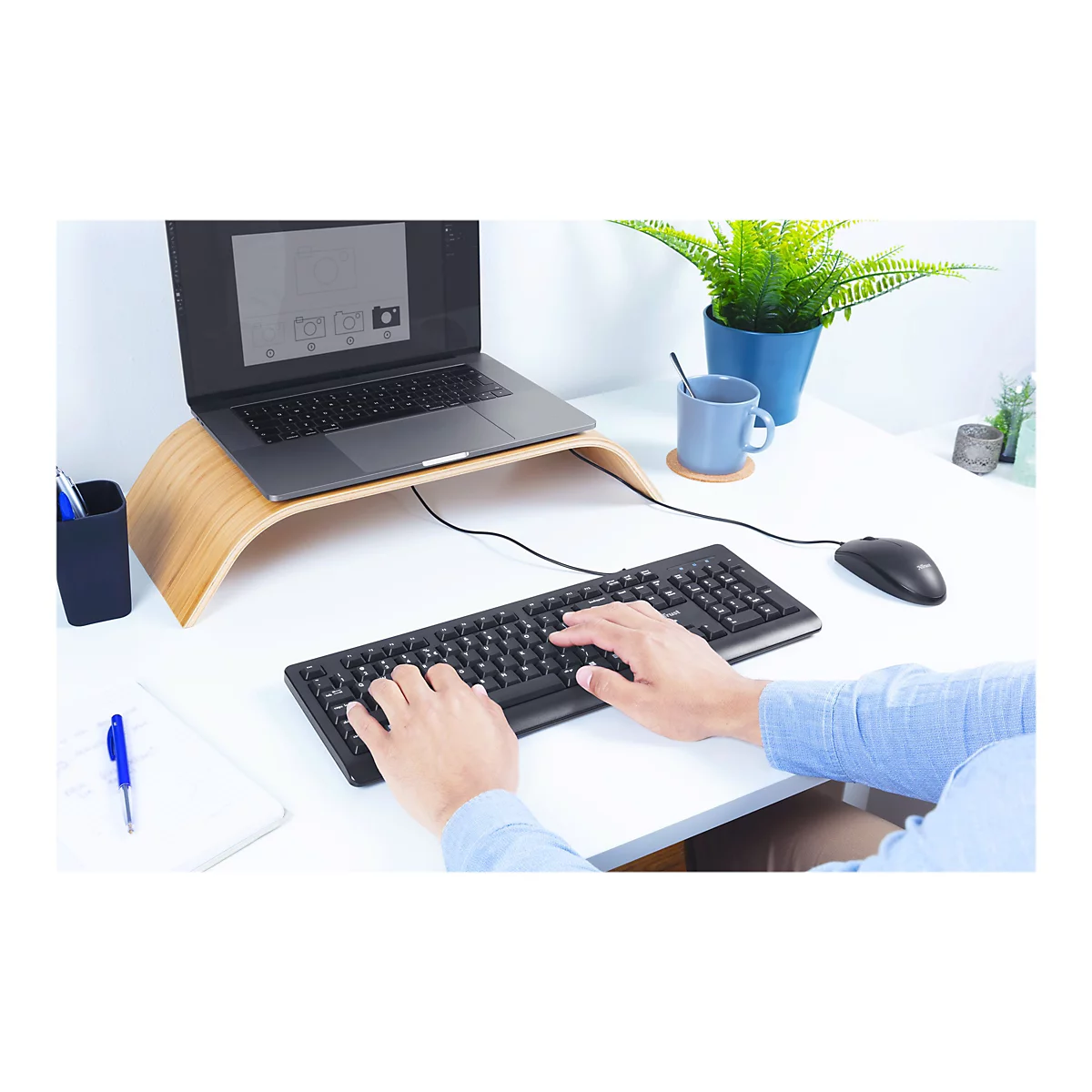 Trust Primo - Tastatur - USB - QWERTZ - Deutsch