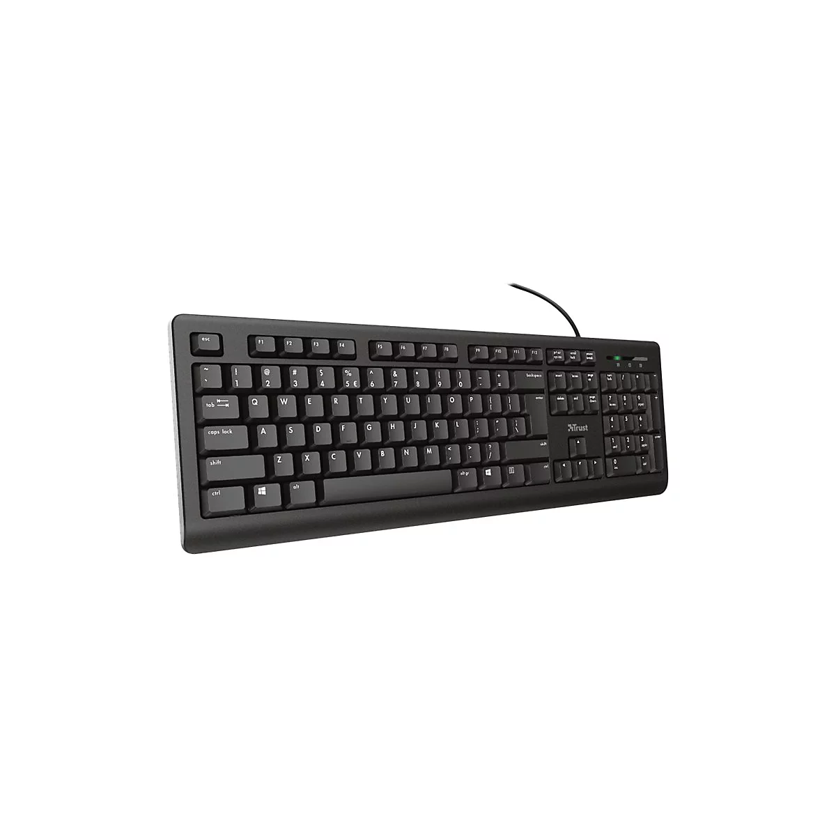 Trust TK-150 - Tastatur - USB - QWERTZ - Deutsch