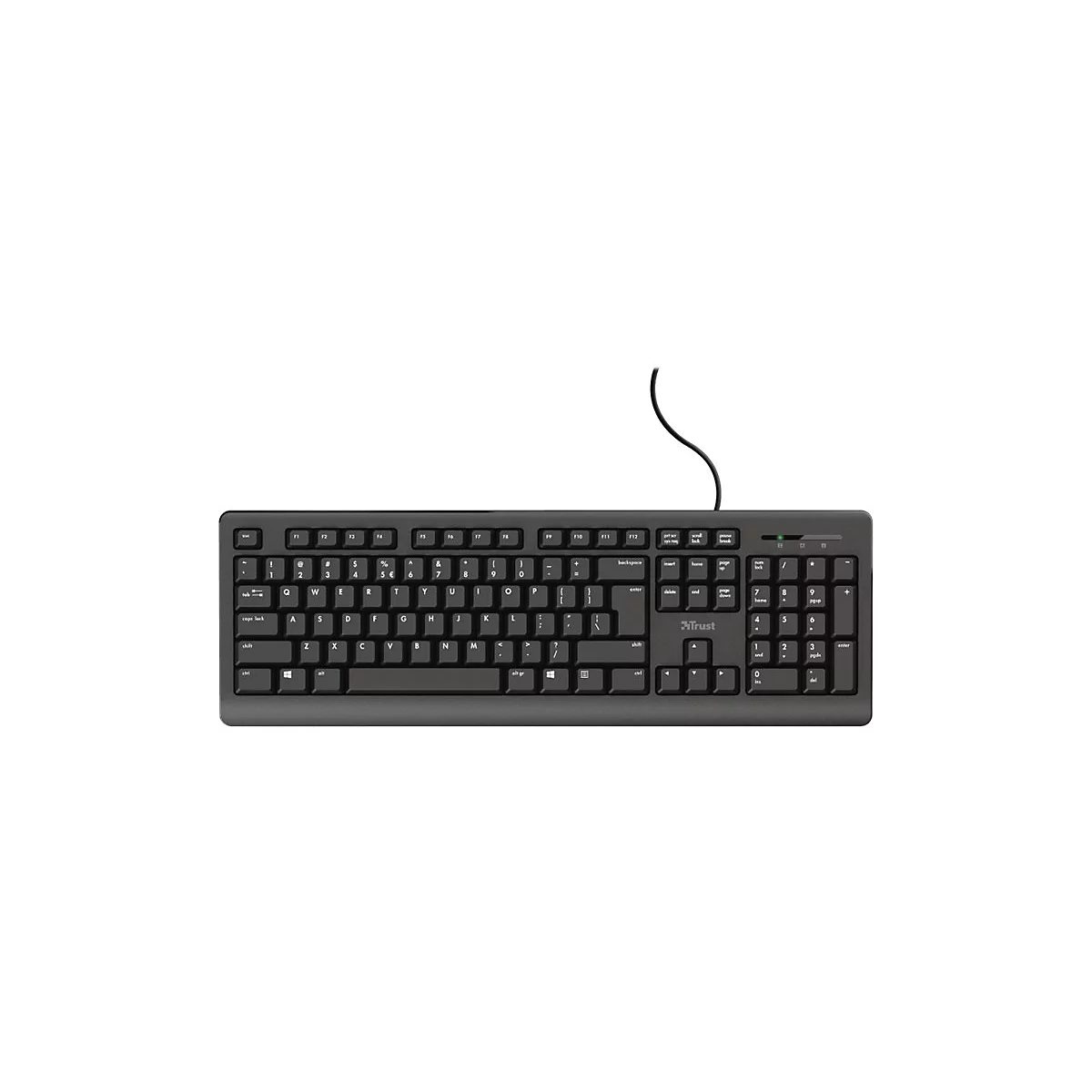 Trust TK-150 - Tastatur - USB - QWERTZ - Deutsch