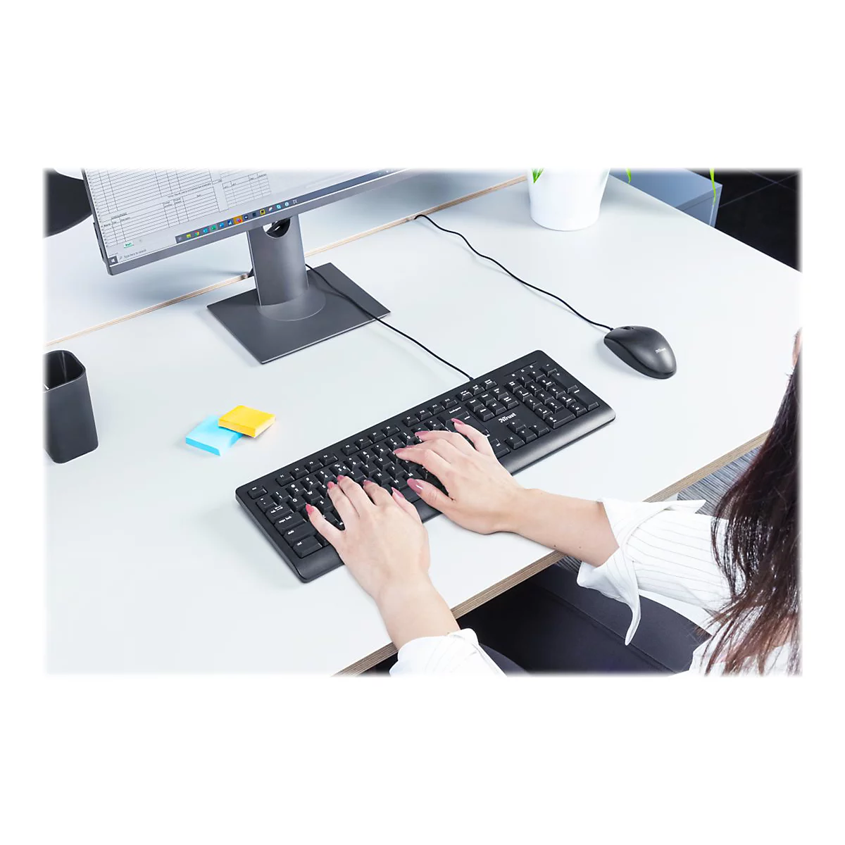 Trust TK-150 - Tastatur - USB - QWERTZ - Deutsch