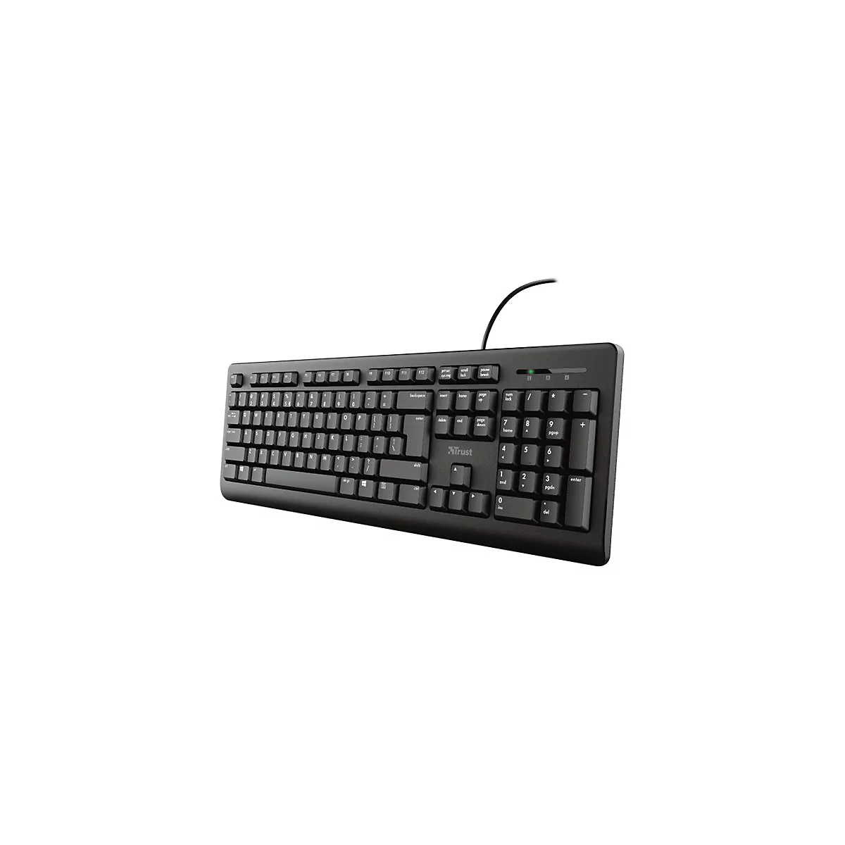 Trust TK-150 - Tastatur - USB - QWERTZ - Deutsch