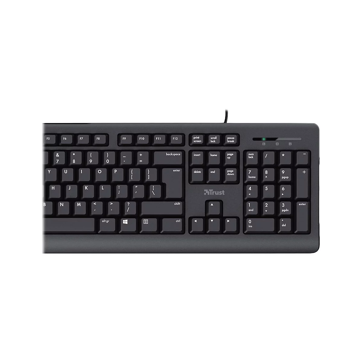 Trust TK-150 - Tastatur - USB - QWERTZ - Deutsch