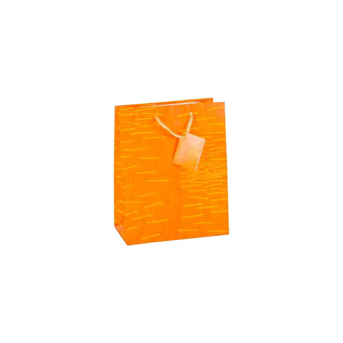 TSI geschenktasje Laura, medium formaat, 18 x 10 x 23 cm, scheurvast, set van 12, geassorteerde kleuren