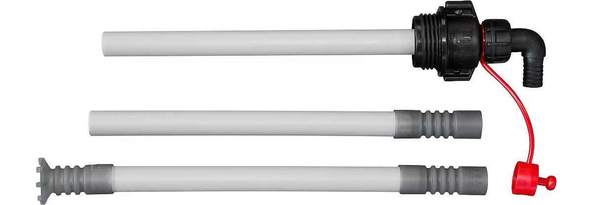 Tubo de aspiración para sistemas de bombas CEMO Cematic, de 3 piezas, con acoplamiento AF2 y rosca de 2″ BSP con salida DN19