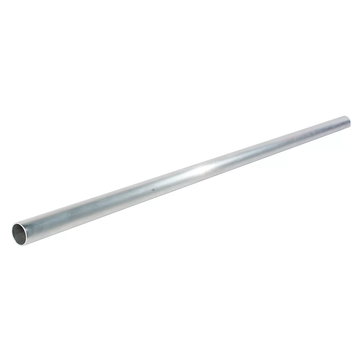 Tubo redondo aluminio para instalación de riel de escalera para estanterías STABILO® Professional, 3000 mm de largo, ø 30 mm