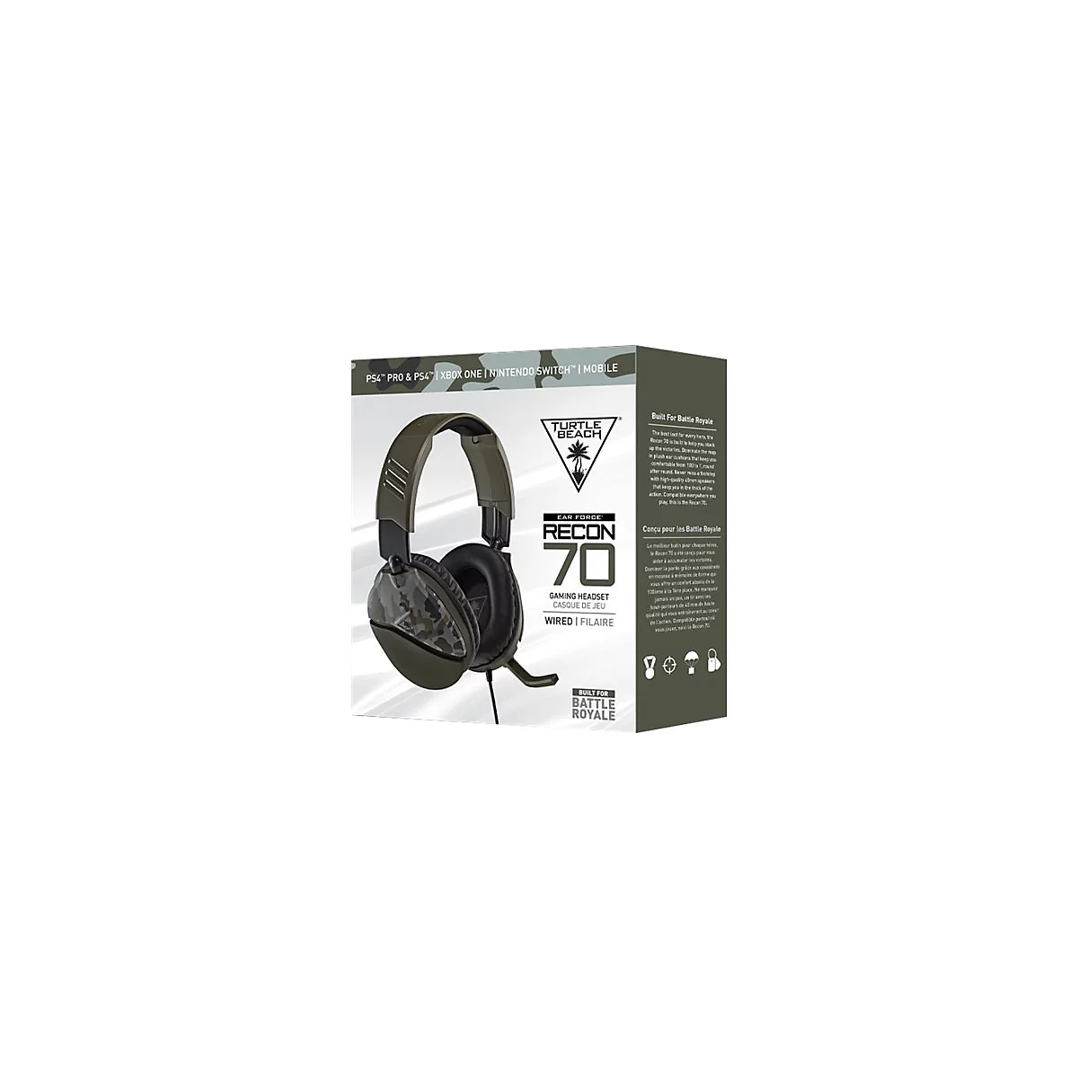 Turtle Beach Recon 70 Green Camo - Headset - ohrumschließend - kabelgebunden - 3,5 mm Stecker
