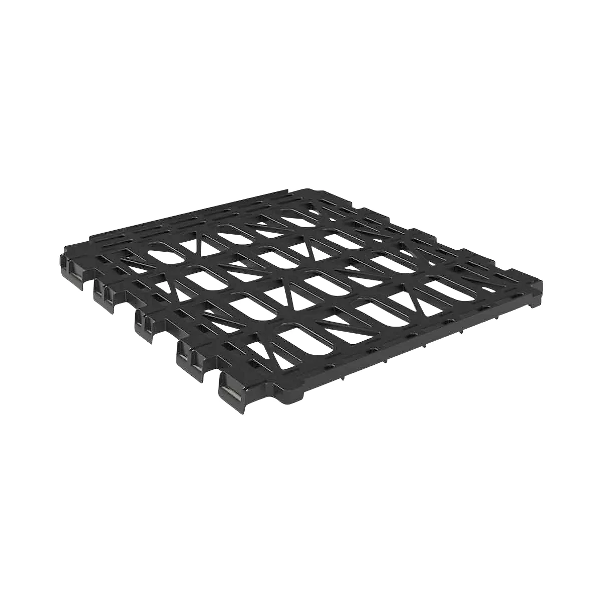 Tussenlegbord voor Schäfer Shop Select rolbox BASICline, tot 150 kg, B 710 x D 778 x H 25 mm, gerecycled HDPE, zwart