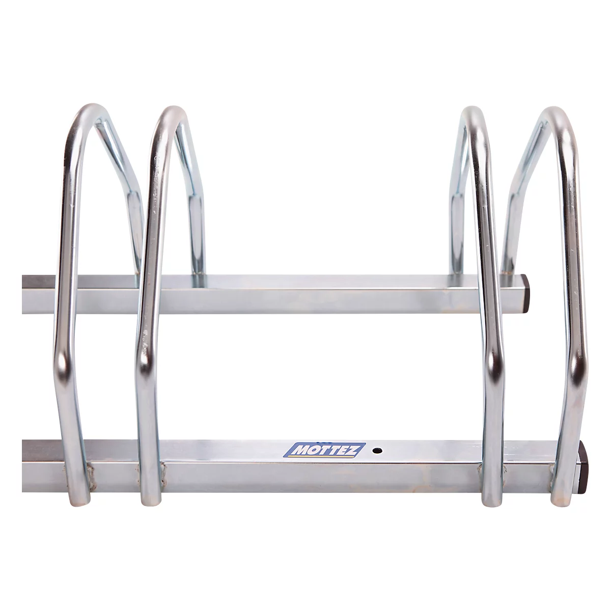 U-beugel fietsenrek - 1-zijdig - verzinkt staal - B 1330 x D 330 x H 260 mm - 5 parkeerplaatsen