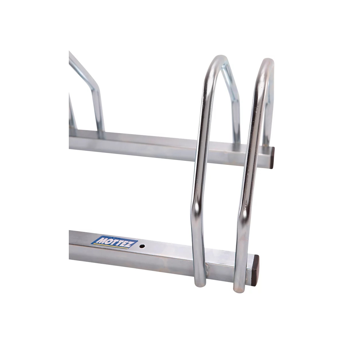 U-beugel fietsenrek - 1-zijdig - verzinkt staal - B 1330 x D 330 x H 260 mm - 5 parkeerplaatsen