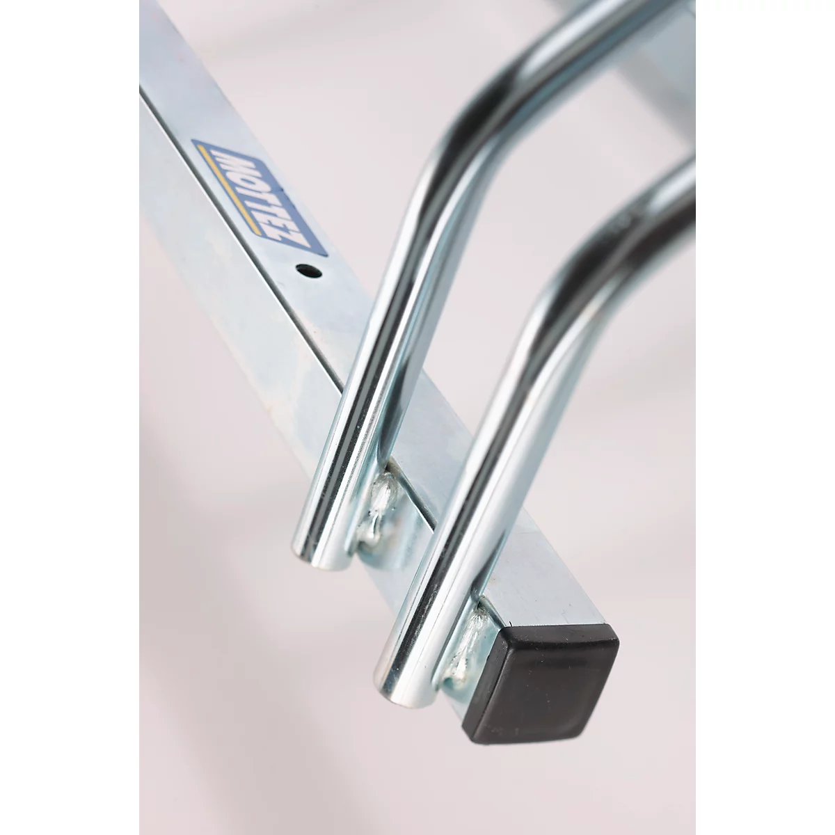 U-beugel fietsenrek - 1-zijdig - verzinkt staal - B 1330 x D 330 x H 260 mm - 5 parkeerplaatsen