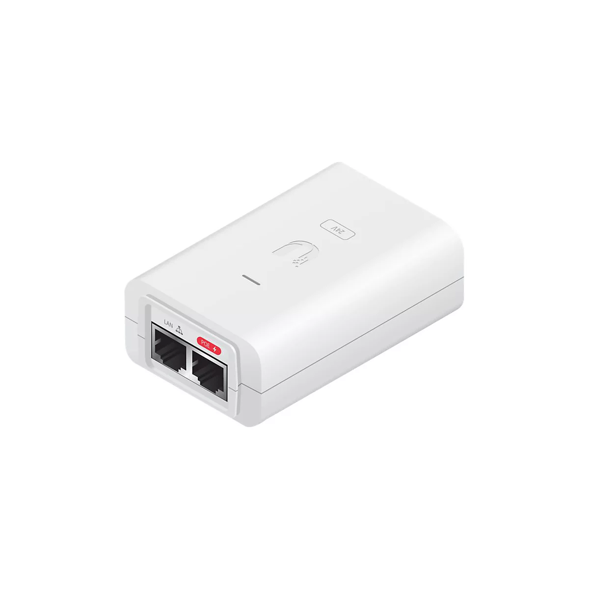 Ubiquiti Networks POE-24-24W-WH - Power Injector - Wechselstrom 100-240 V - Ausgangsanschlüsse: 1