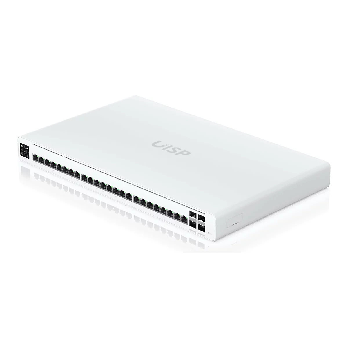 Ubiquiti UISP Professional - Switch - managed - 16 x 10/100/1000 (PoE) + 4 x 1 Gigabit / 10 Gigabit SFP+ + 8 x 10/100/1000 - Desktop - PoE