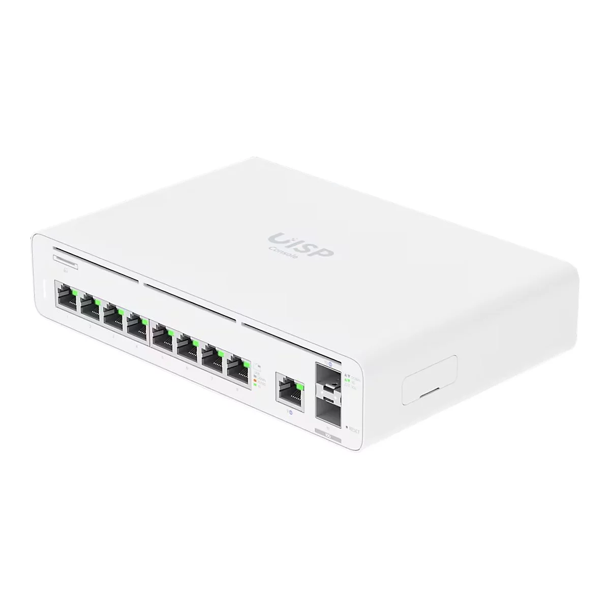 Ubiquiti UISP - Switch - managed - 9 x 10/100/1000 + 2 x 1 Gigabit / 10 Gigabit SFP+ - Desktop, an Rack montierbar