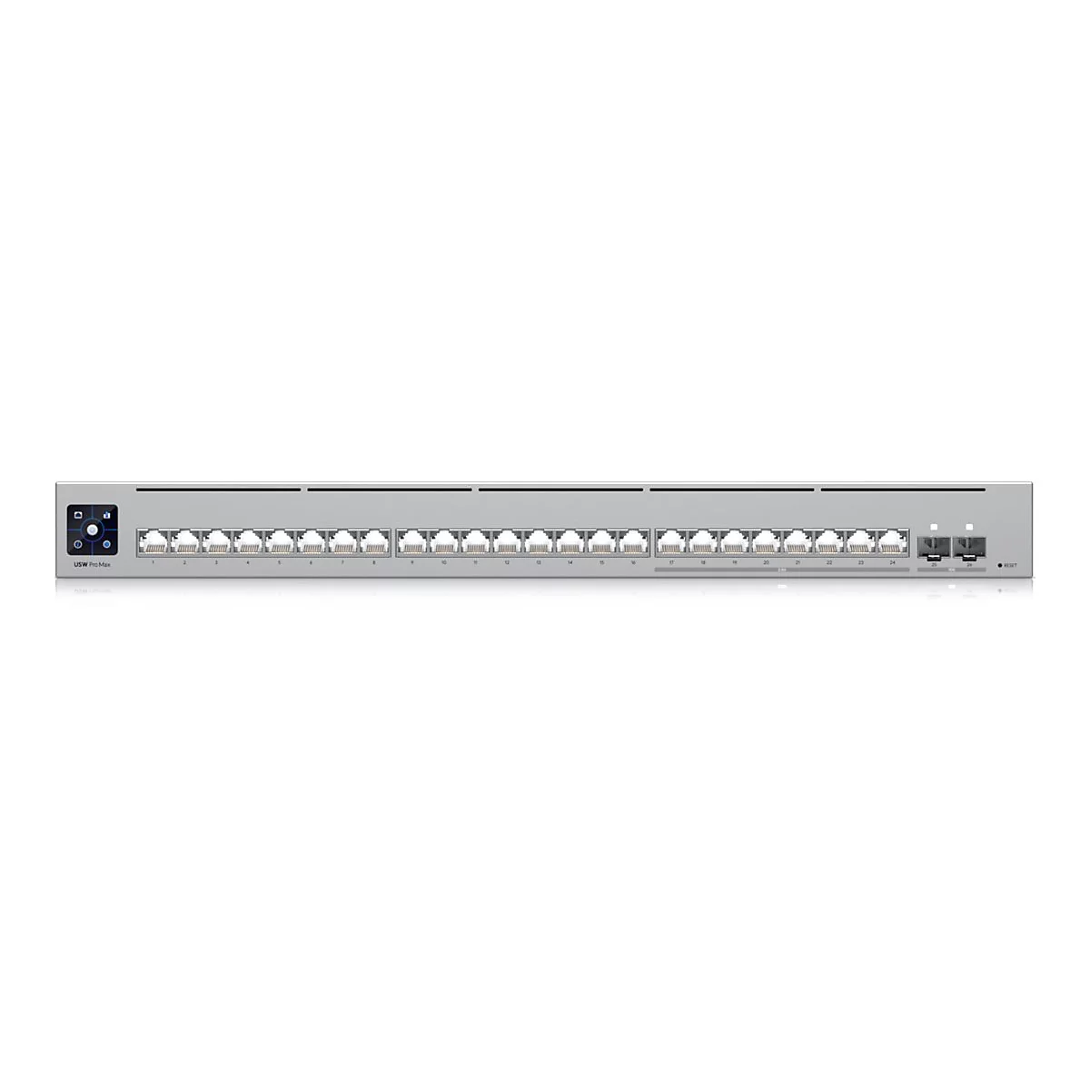 Ubiquiti UniFi Switch Pro Max 24 - Switch - L3 - managed - 16 x 10/100/1000 + 8 x 2.5GBase-T + 2 x 10 Gigabit Ethernet - Desktop, an Rack montierbar
