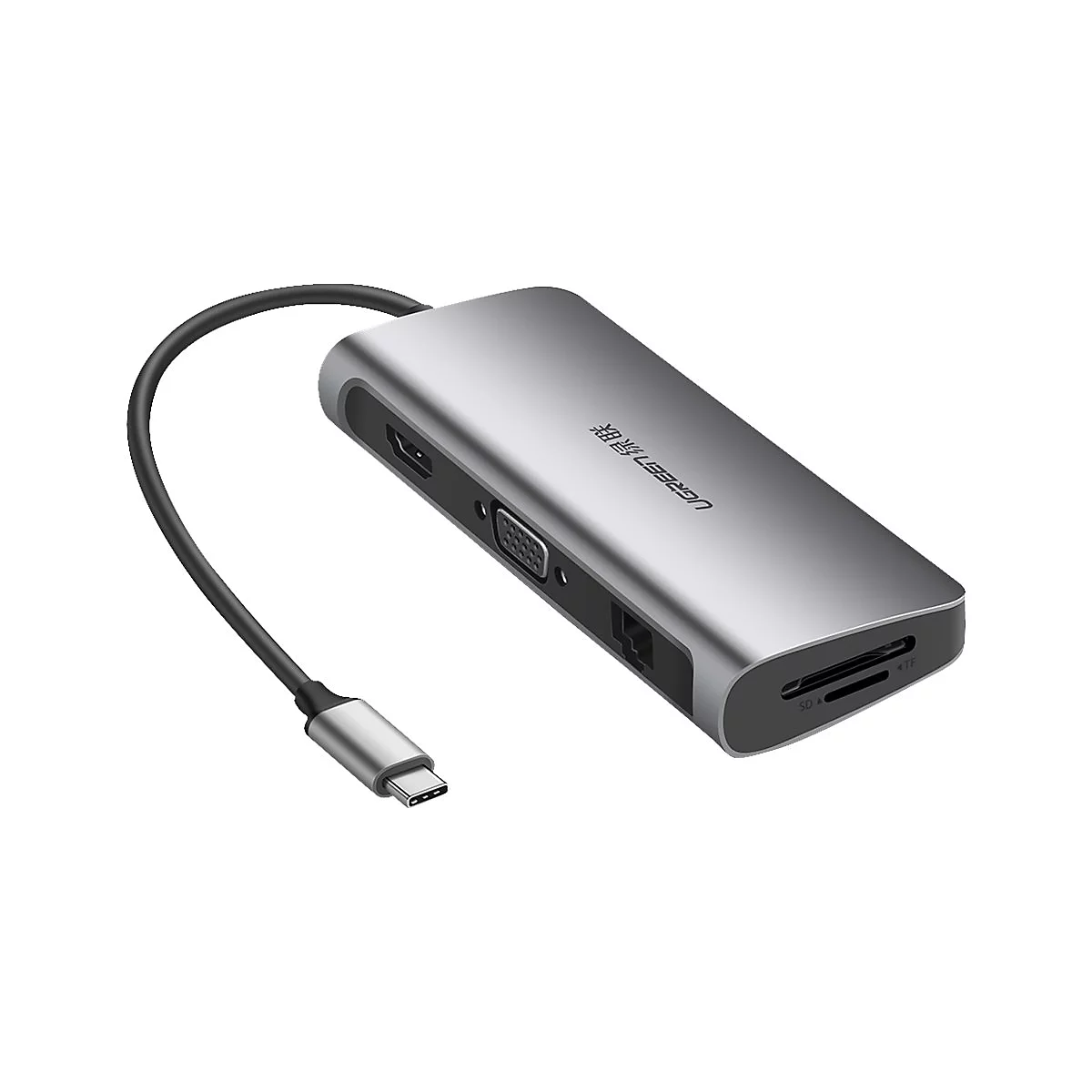 Ugreen - Dockingstation - USB-C - VGA, HDMI - 1GbE