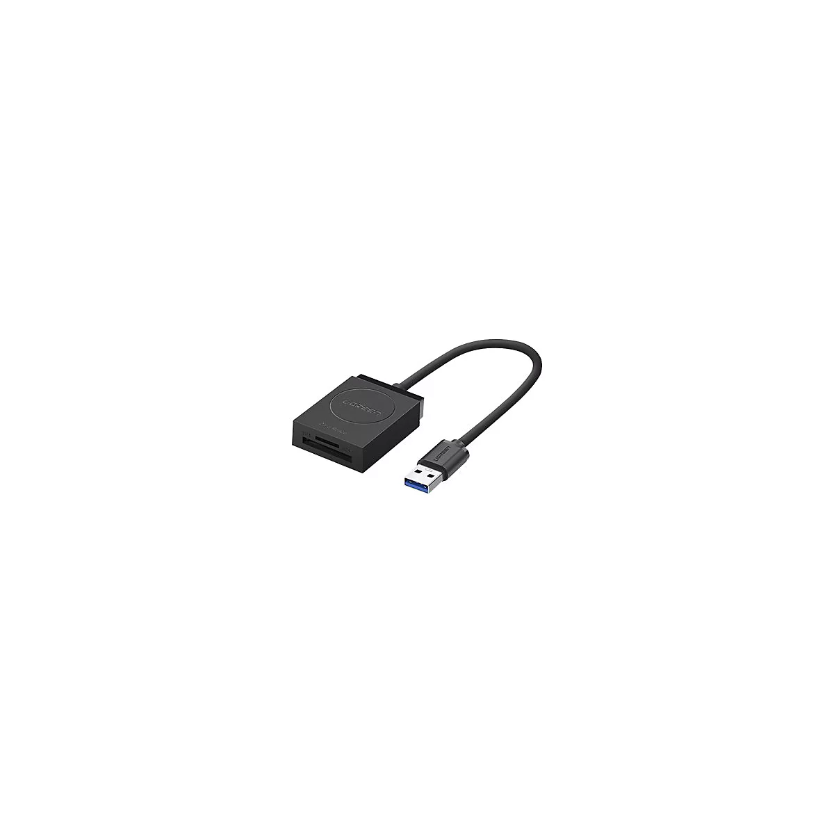 Ugreen - Kartenleser - 2 in 1 (MMC, SD, RS-MMC, microSD, SDHC, microSDHC, SDXC, microSDXC) - UHS Class 1 - USB 3.0