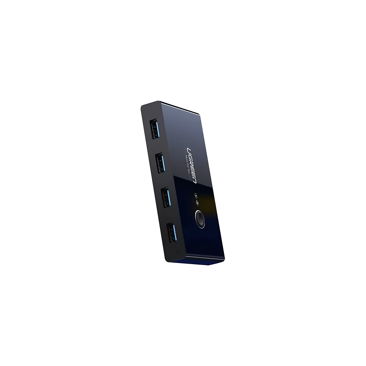 Ugreen - USB-Umschalter für die gemeinsame Nutzung von Peripheriegeräten - 4 x SuperSpeed USB 3.0 - Desktop