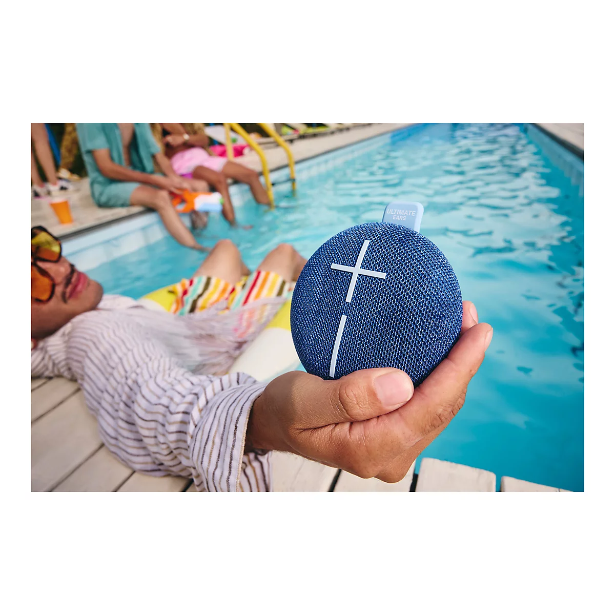 Ultimate Ears MINIROLL - Lautsprecher - tragbar - kabellos - Bluetooth - Majestic blau