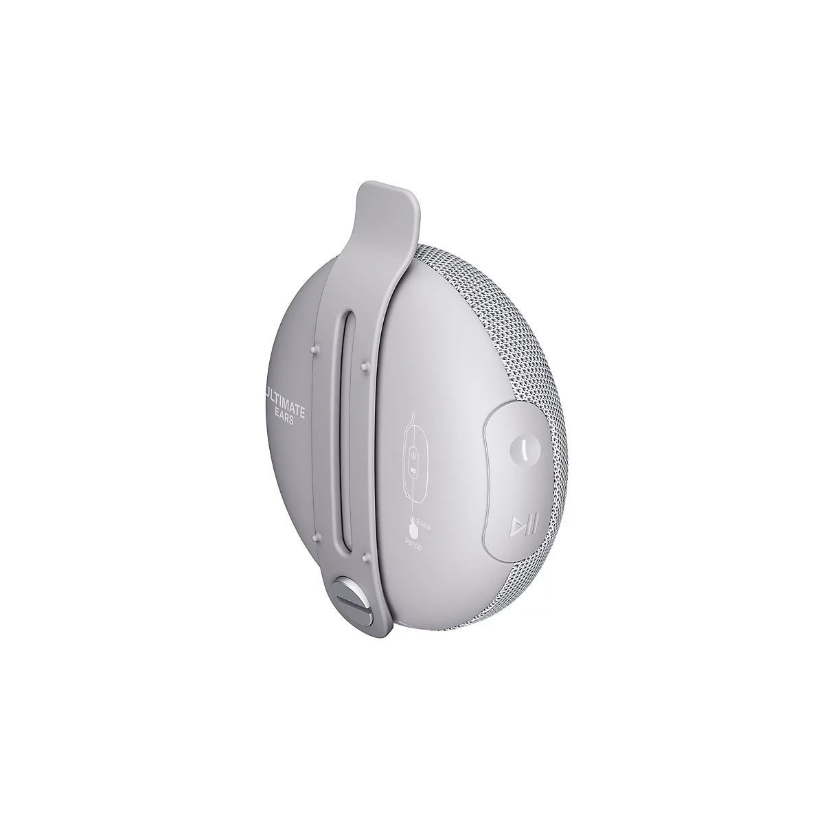 Ultimate Ears MINIROLL - Lautsprecher - tragbar - kabellos - Bluetooth - reviviertes Grau