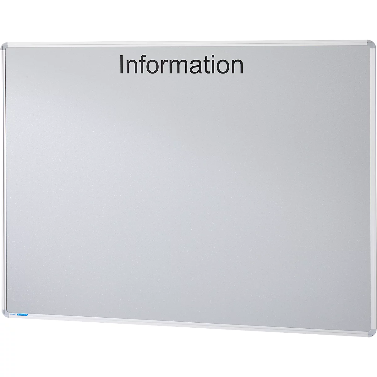 Ultradex Informationstafel "Information", Metall, magnethaftend, Wandmontage, inkl. Montagematerial, B 1200 x H 900 mm, silbergrau RAL 9006