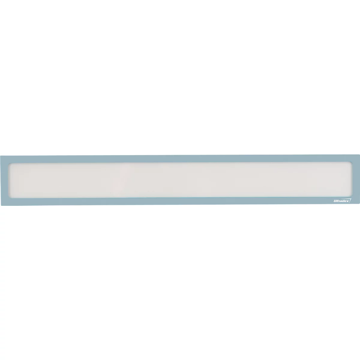 Ultradex insteekhoes, magnetisch, voor opschriften, B 435 x H 60 mm, A2, grijs, 5 stuks