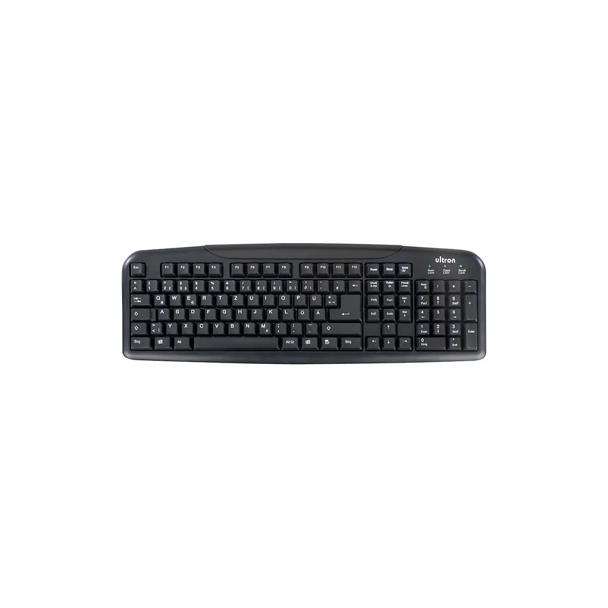 Ultron UMT-400 Basic II - Tastatur - USB - Deutsch - Schwarz