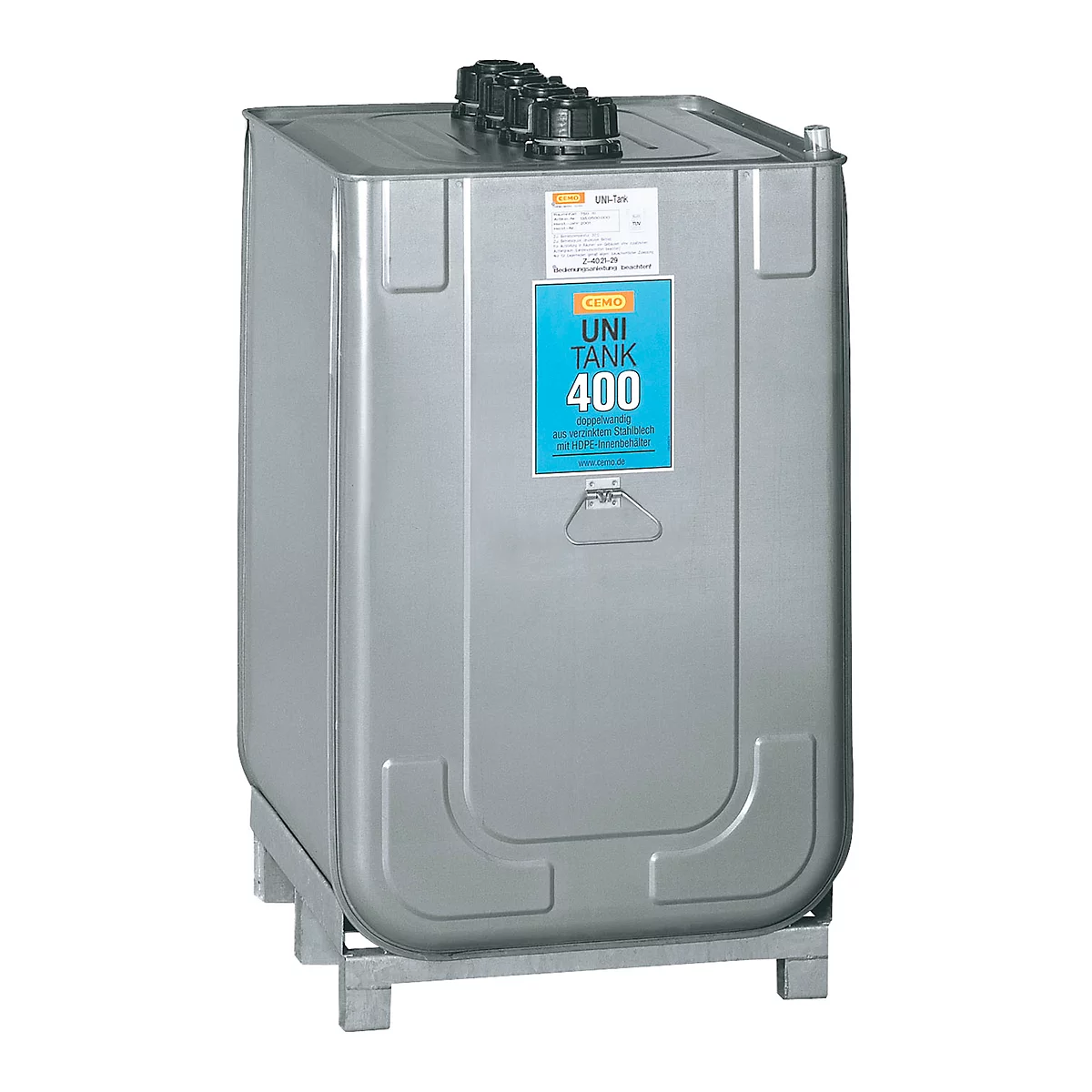 UNI-smeerstoftank, 400 liter