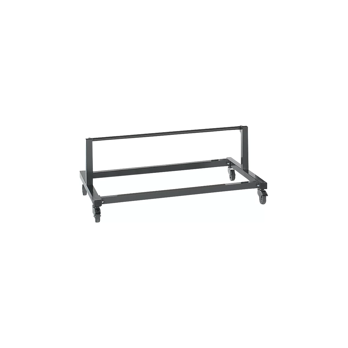 Unidad portarrollos para debajo de la mesa Packpool, para anchura de mesa 1500 mm, anchura de rollo 930 mm, acero, antracita