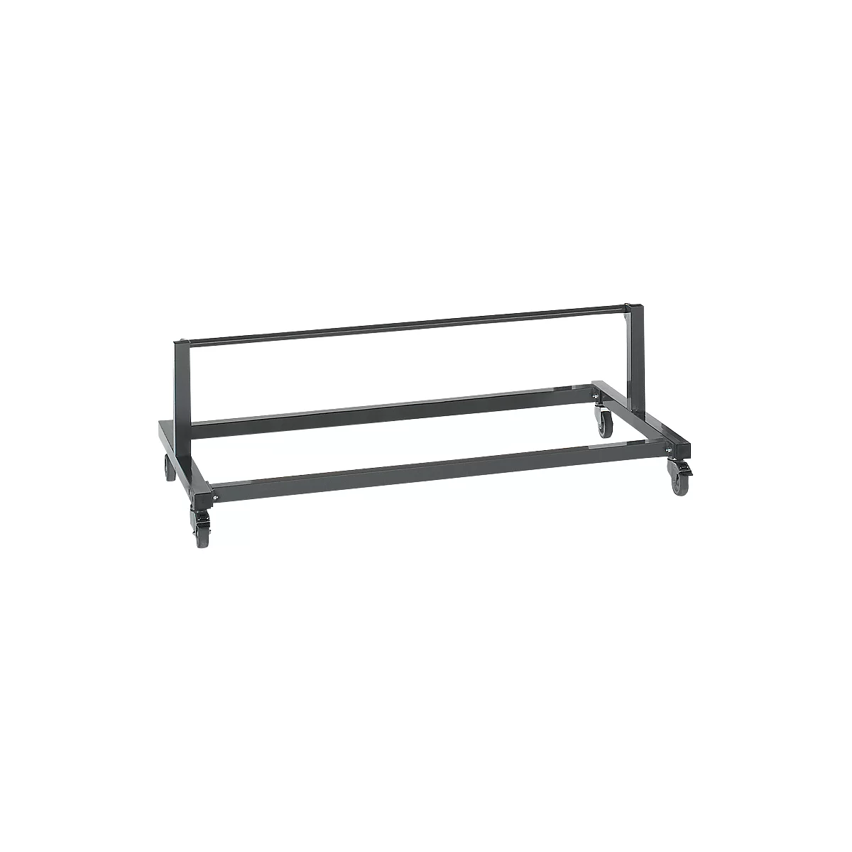 Unidad portarrollos para debajo de la mesa Packpool, para anchura de mesa 1750 mm, anchura de rollo 1180 mm, acero, antracita