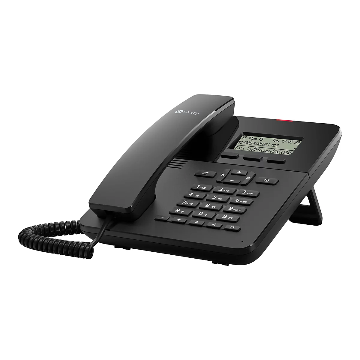 Unify OpenScape Desk Phone CP110 - VoIP-Telefon - SIP, HFA, SRTP - Schwarz