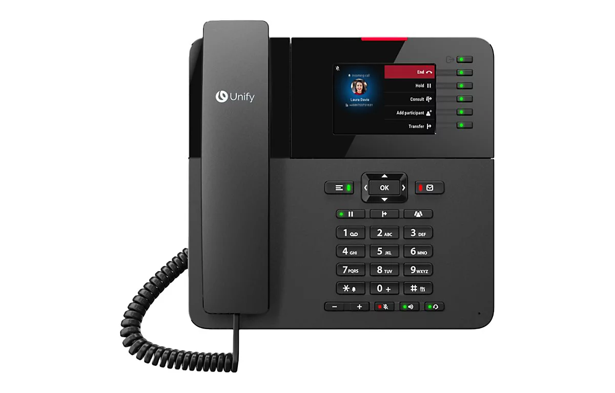 Unify OpenScape Desk Phone CP410 - VoIP-Telefon - SIP, CorNet IP, HFA - mehrere Leitungen