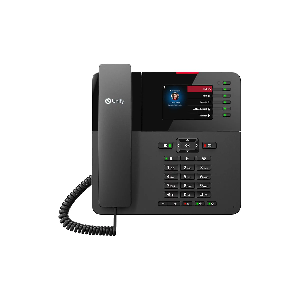 Unify OpenScape Desk Phone CP410 - VoIP-Telefon - SIP, CorNet IP, HFA - mehrere Leitungen