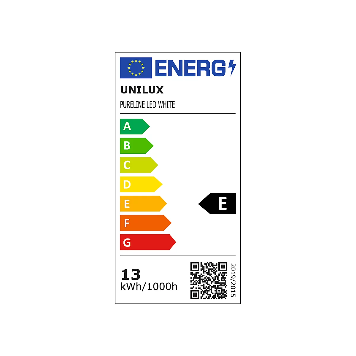 Unilux PURELINE LED Schreibtischleuchte, dimmbar, 3000K/4000K/5700K, Helligkeitssensor, Gelenkarm, weiß