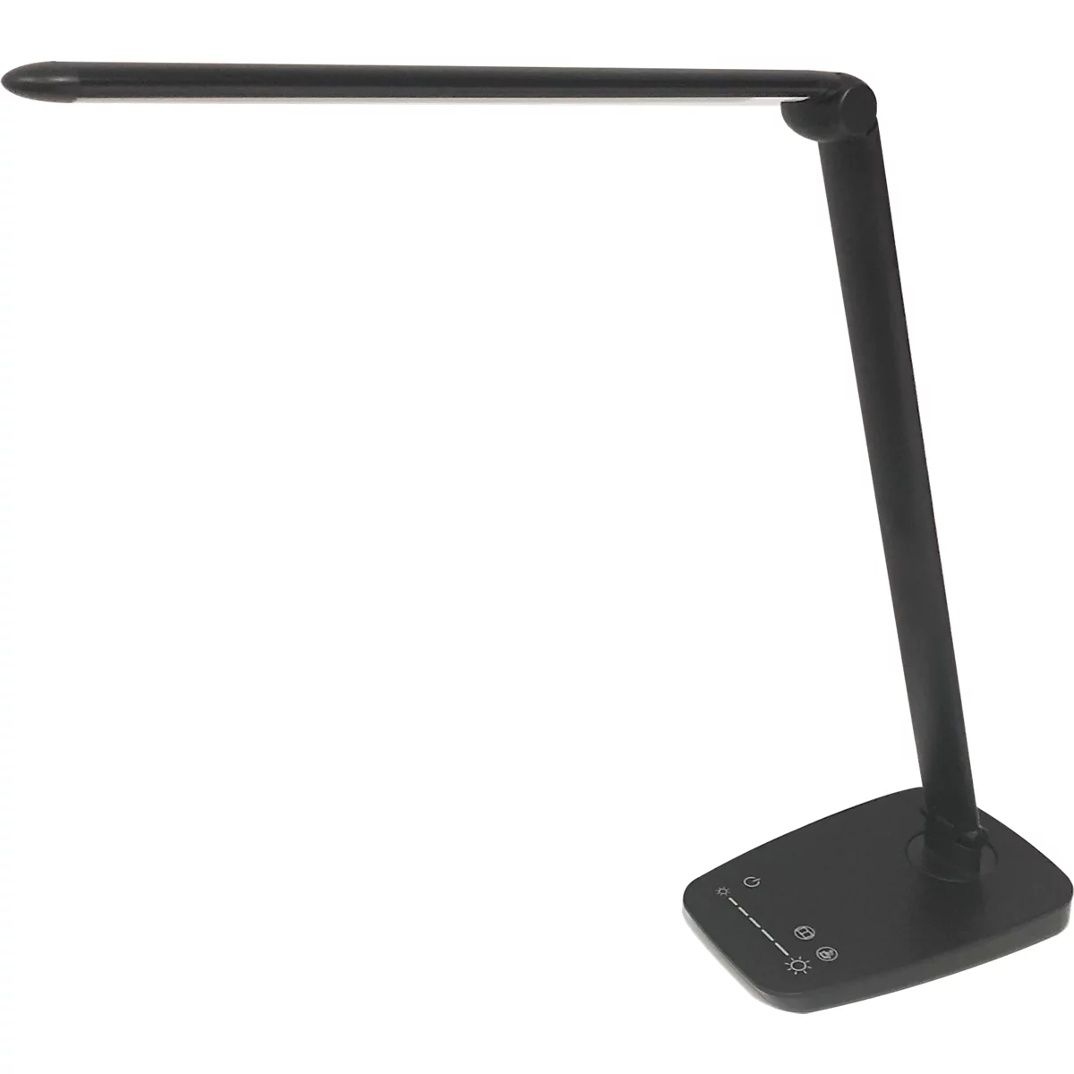UNILUX TWISTLED Schreibtischleuchte, 2700 - 6000 K, 1558 lm, dimmbar, USB Ladefunktion, faltbar, schwarz
