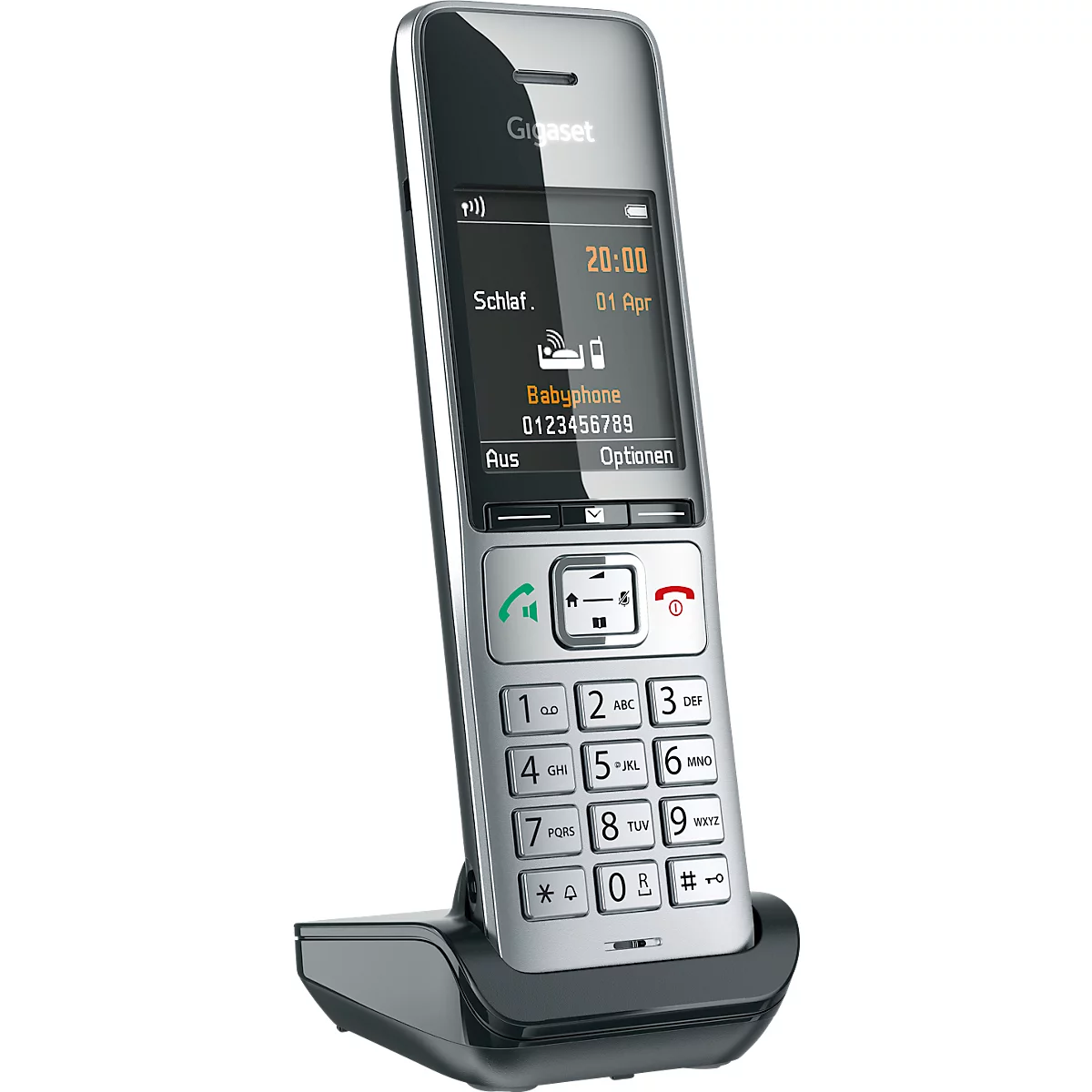 Universal Mobilteil Gigaset Comfort 500HX, erweitert DECT/GAP Telefonbasen & Router, 2,2″ Farbdisplay, bis 17 h, Freisprecheinrichtung, Anrufschutz