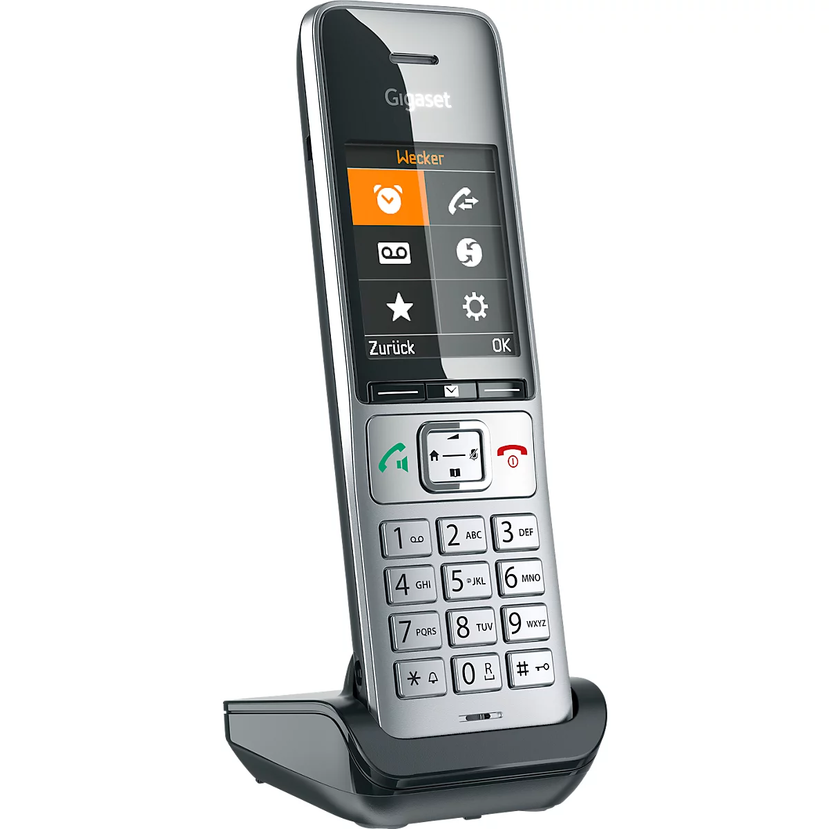 Universal Mobilteil Gigaset Comfort 500HX, erweitert DECT/GAP Telefonbasen & Router, 2,2″ Farbdisplay, bis 17 h, Freisprecheinrichtung, Anrufschutz