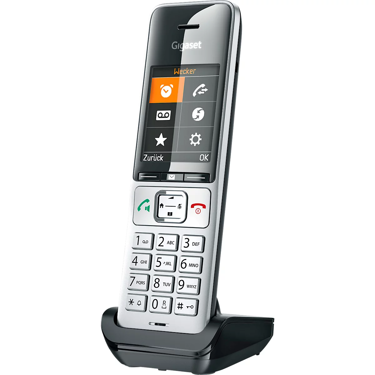 Universal Mobilteil Gigaset Comfort 500HX, erweitert DECT/GAP Telefonbasen & Router, 2,2″ Farbdisplay, bis 17 h, Freisprecheinrichtung, Anrufschutz