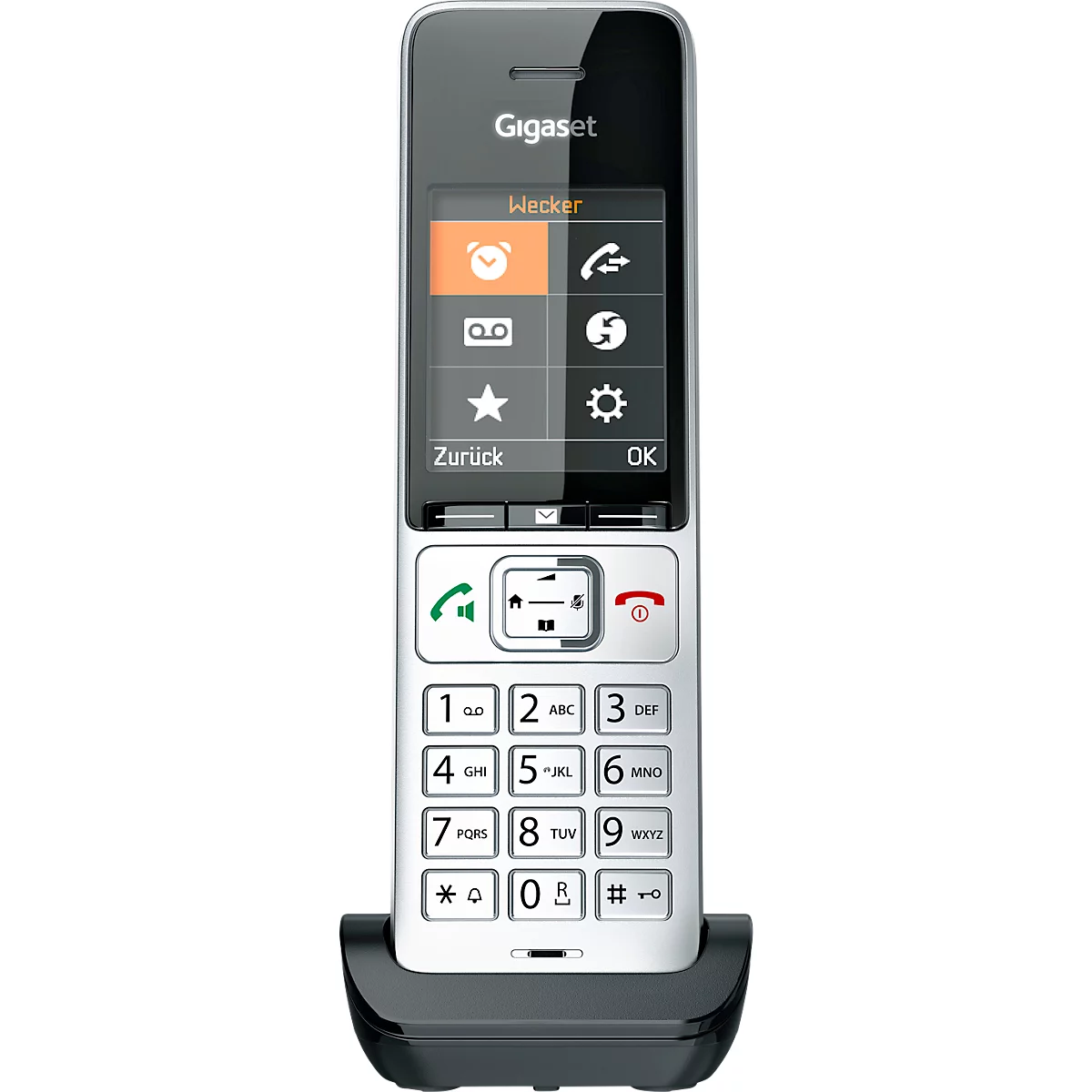 Universal Mobilteil Gigaset Comfort 500HX, erweitert DECT/GAP Telefonbasen & Router, 2,2″ Farbdisplay, bis 17 h, Freisprecheinrichtung, Anrufschutz