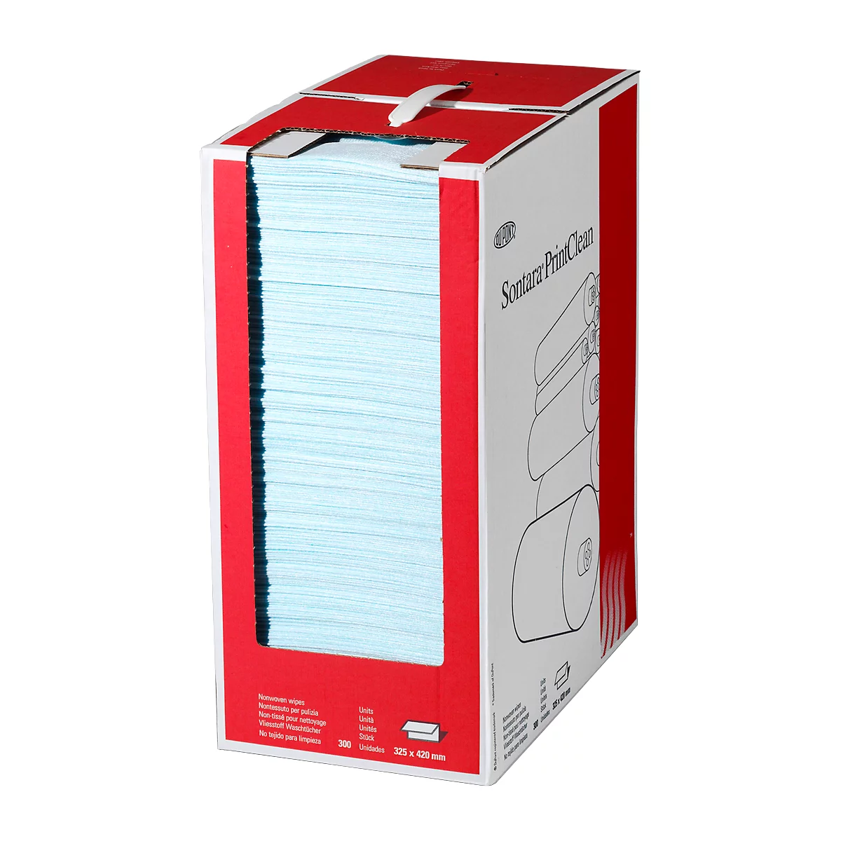 Universele schoonmaakdoek Sontara® Print Clean, middel, karton