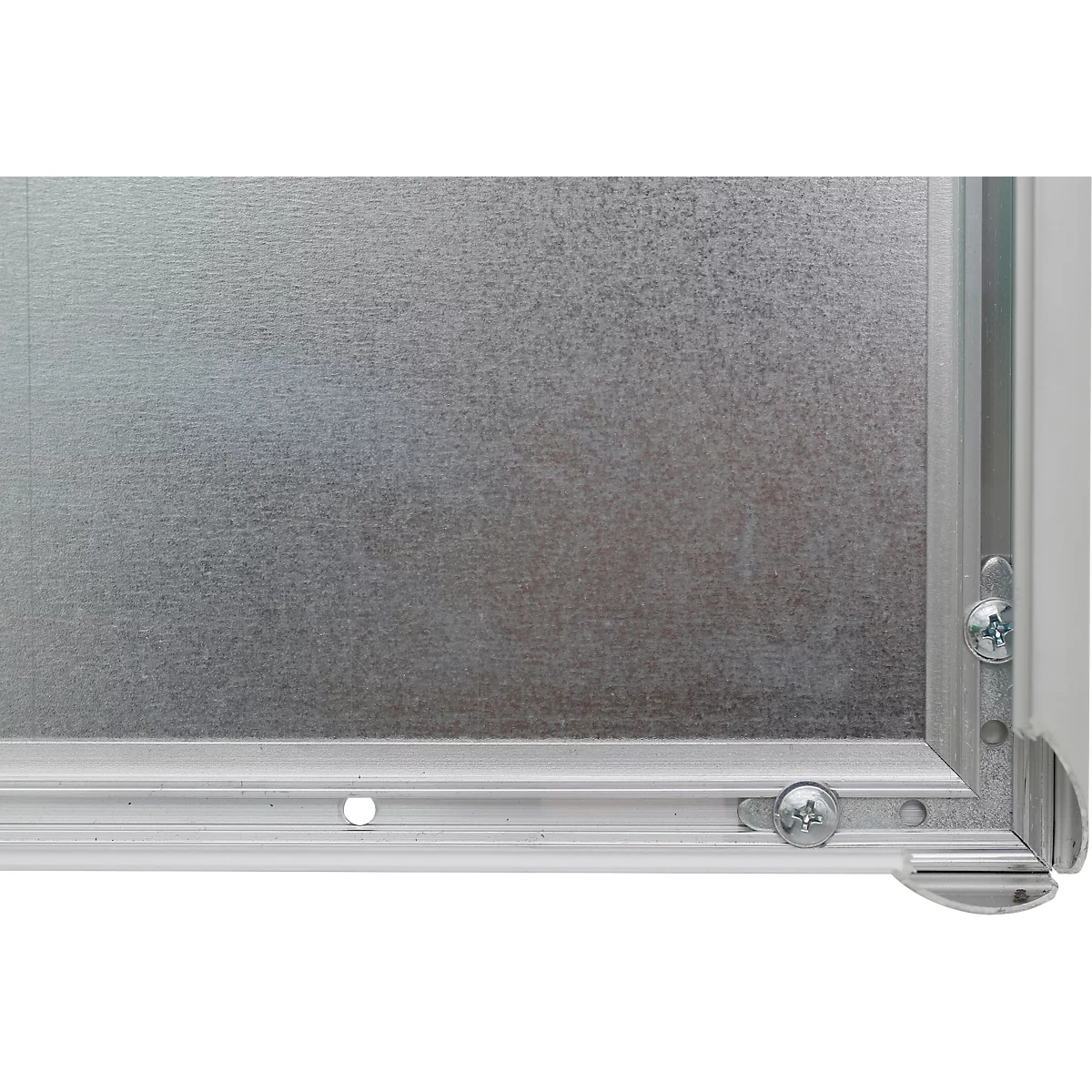 Update Display Brandwerend klikraam, DIN A1, 25 mm profiel, voor wandmontage, B1-gecertificeerde beschermfolie, aluminium, zilver