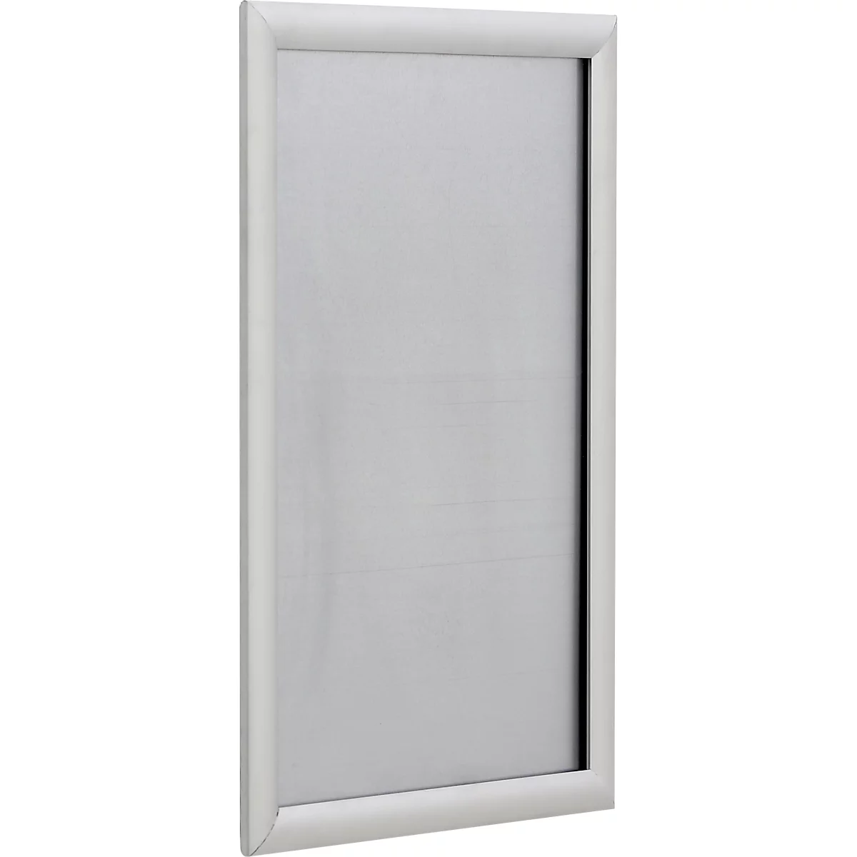 Update Display Brandwerend klikraam, DIN A2, 25 mm profiel, voor wandmontage, B1-gecertificeerde beschermfolie, aluminium, zilver