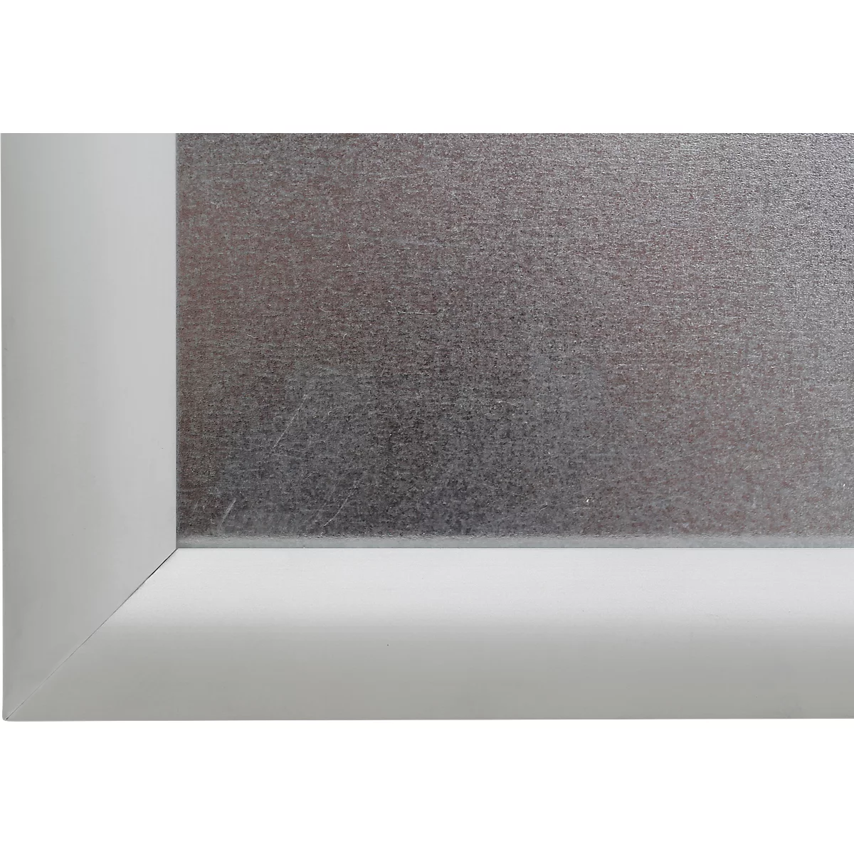 Update Display Brandwerend klikraam, DIN A2, 25 mm profiel, voor wandmontage, B1-gecertificeerde beschermfolie, aluminium, zilver